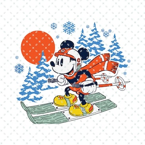 Mickey i Minnie Snow Png, Sezon Bożonarodzeniowy Png, Mickey Snow 2025, Nowy Rok 2025 Png, Cartoon Christmas Png, Myszka Christmas Png, Cyfrowy