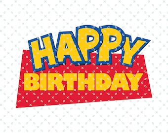 Toy Story Feliz Cumpleaños SVG PNG, Diseño de Fiesta de Cumpleaños de Woody, Cumpleaños Familiar Niño Svg, Fiesta de Toy Story Svg, Diseño de Camiseta de Cumpleaños