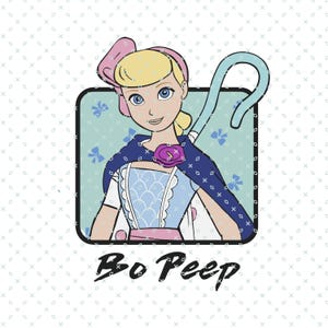 Toy Story Bo Peep Svg, Bo Peep Png Svg, Family Squad Svg, Friend Squad Svg, Vacay Mode Svg, Magical Kingdom Svg, Digital File Svg Png
