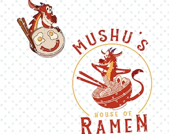 Two sided Mushu's House Of Ramen Comfort Colors Png, Retro Mulan Mushu Dragon Shirt, Family Trip 2025, Magic Kingdom Vacation, Mulan Png