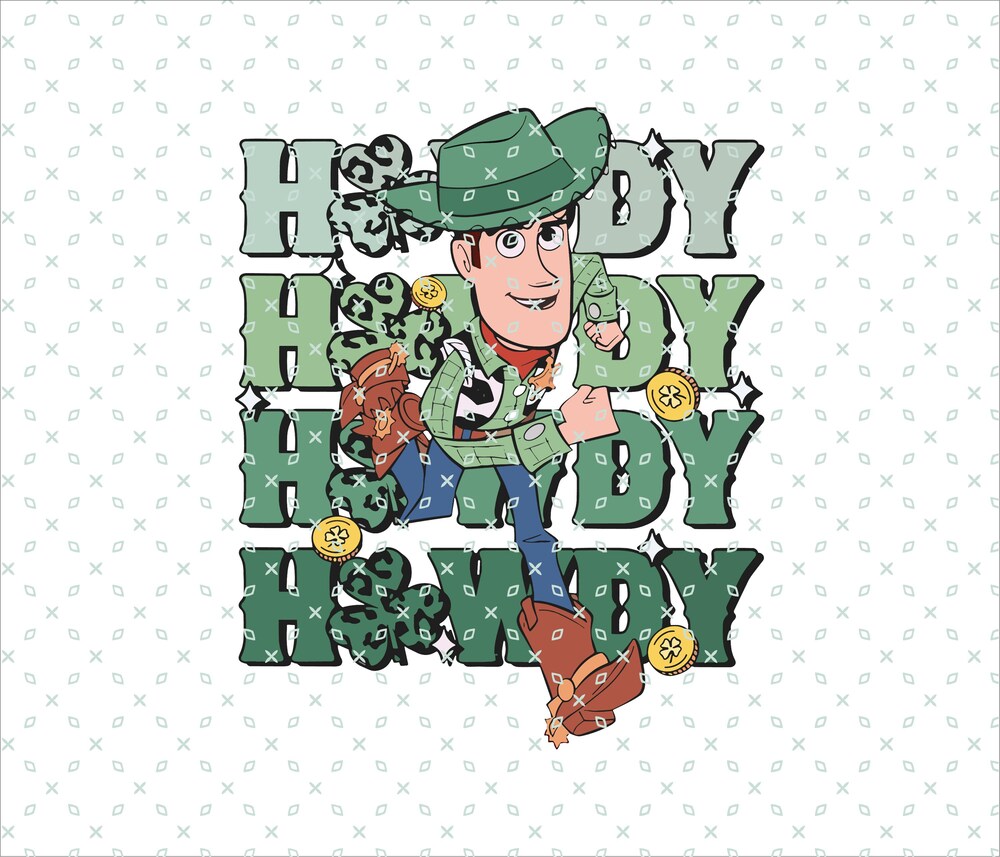 Peckshirt Custom Toy Story St. Patrick'S Day Shirt, Woody Howdy Shirt, Woody St Patrick'S Day Tee, Magic Kingdom Happy Patrick'S Day Tee, Green Day Irish Tee