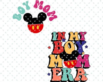 Two-Sided Mom Shirt Png, In My Boy Mom Era Png, Mickey In My Birthday Era, Mickey Mouse Birthday Png, Mouse Birthday Party, Magical Kingdom