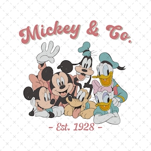 Retro Mickey & Company, Family Vacation png, Family Trip Png, Vacay Mode Png, Magic Kingdom Png, Mickey Png, Digital Download