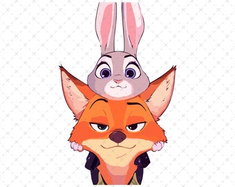 Bundle Judy and Nick svg, Zootopia Svg, Family Trip, Family Vacation Svg, Family Squad Svg, Valentines Day, Judy and Nick Love