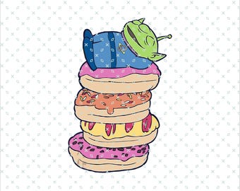 Pizza Planet Png, Pizza Planet Svg, Aliens Svg Png, Foods and Drinks Svg, Pizza Box Party Svg Png, Toy Story Alien Donuts Comfort Colors