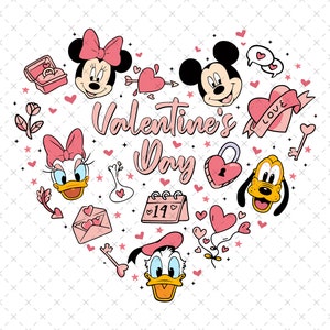 Valentinstag Maus Freunde, Valentinstag Png, Maus Co Freunde Png, Donald und Daisy Valentinstag, Mickey und Minnie Valentinstag