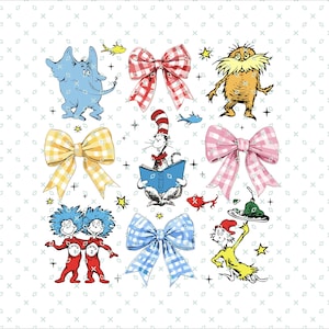 I Speak For The Trees Dr. Seuss, Dr Seuss Png, Coquette Bow Dr Seuss Day, Read Across America Day, Teacher, Kids Png, Retro Dr. Suess Day