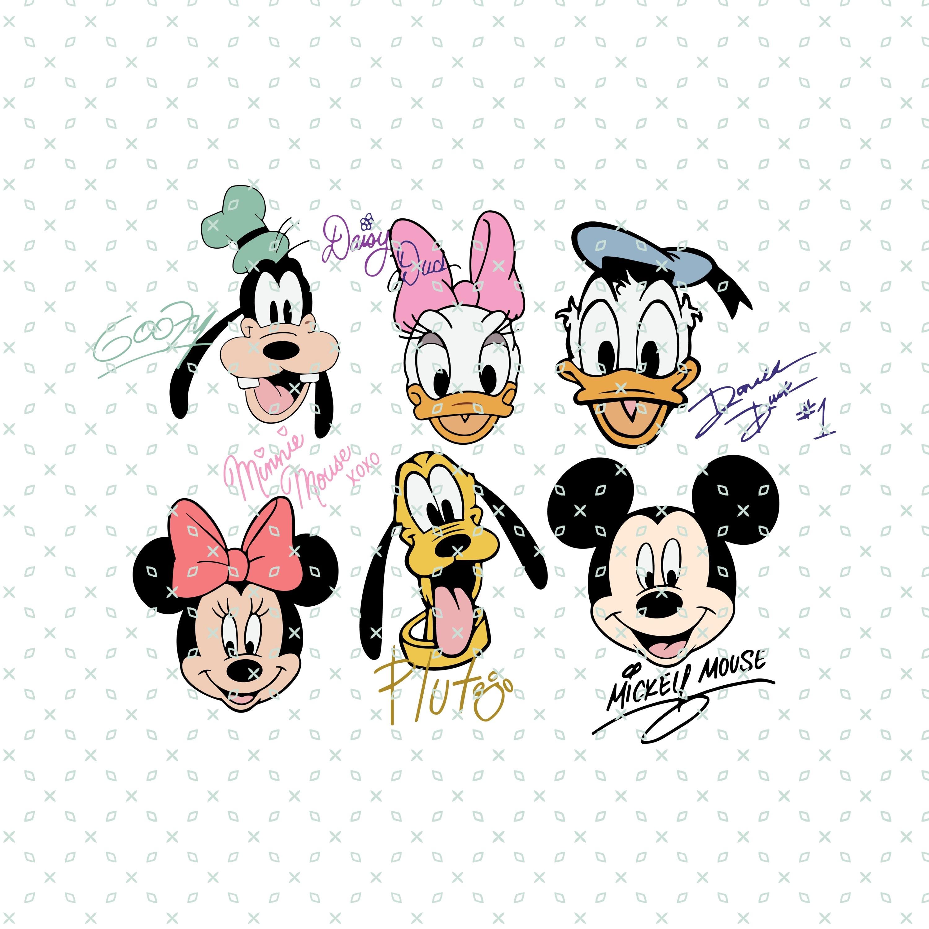 Retro Mickey & Company, Comfort Colors Mickey Friends, Family