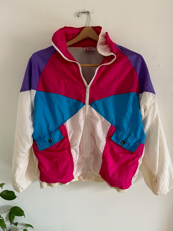 Vintage windbreaker jacket vintage track suit 90's