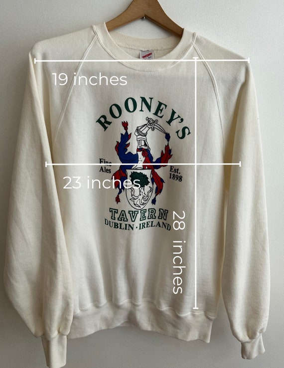 VINTAGE sweatshirt Ireland white 90's pullover Ir… - image 9