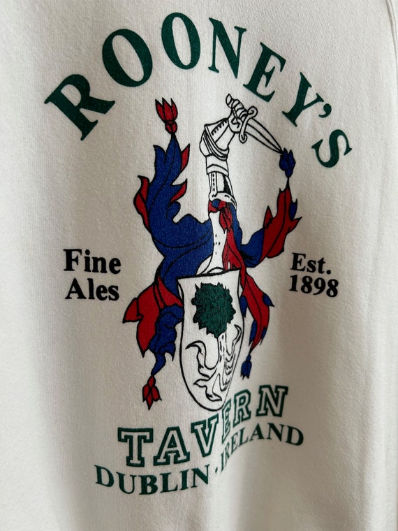VINTAGE sweatshirt Ireland white 90's pullover Ir… - image 6