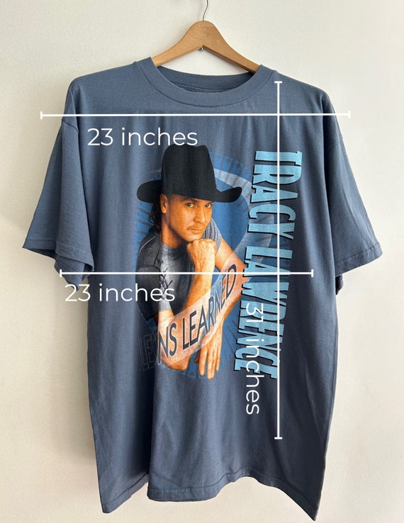 VINTAGE 90's Tracy Lawrence Concert T-shirt Autographed VINTAGE 90's Tracy Lawrence Concert T-shirt Autographed