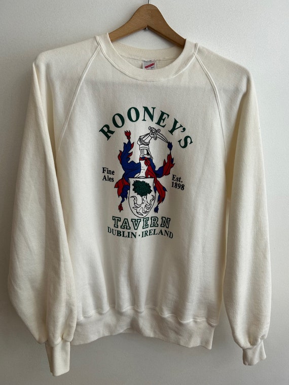 VINTAGE sweatshirt Ireland white 90's pullover Ir… - image 1