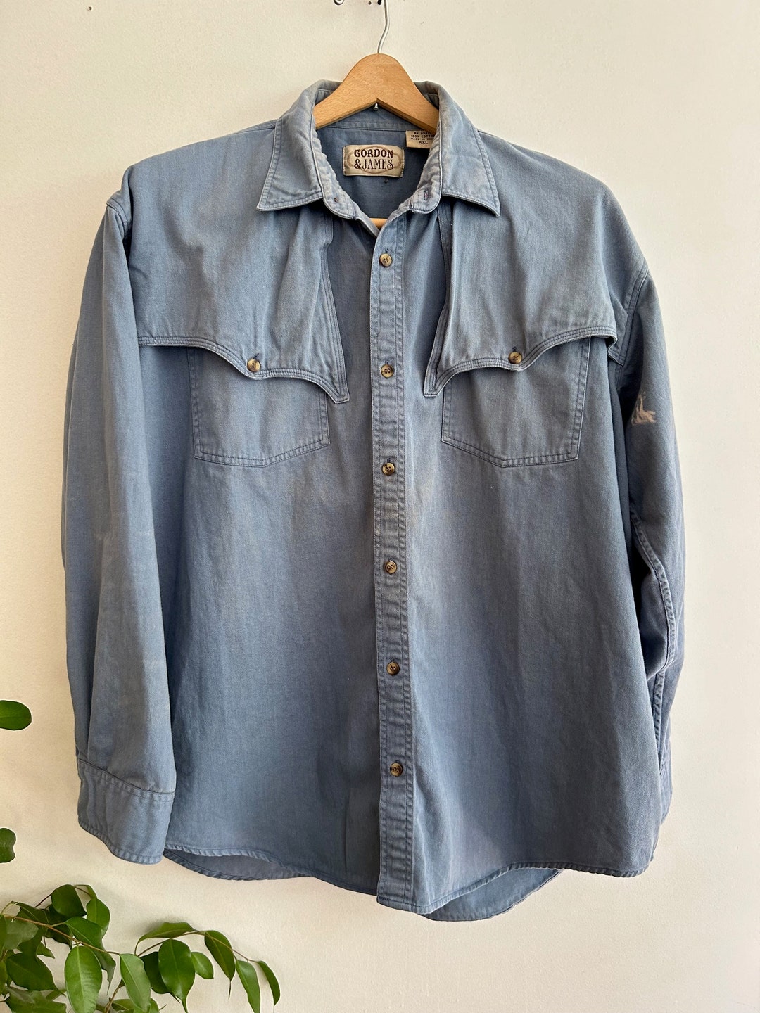Cowboy Button Cotton - Denim main image 0