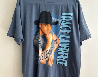 ミュージシャン Tracy Lawrence t-shirt Vintage 90s VINTAGE TRACY LAWRENCE LIVE TEE SHIRT 90s SIZE LARGE MADE IN