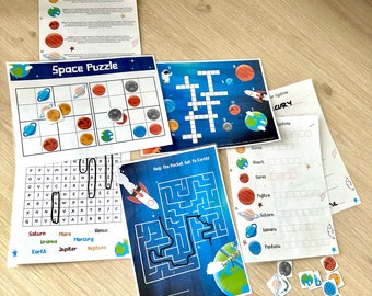 Solar System Games, Printable Activity Space, Learning Homeschool, Montessori Toddler Planets Activities, Outer Space Preschool Worksheets