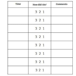 Editable Daily Behavior Chart for Classroom Home 16 Templates ...