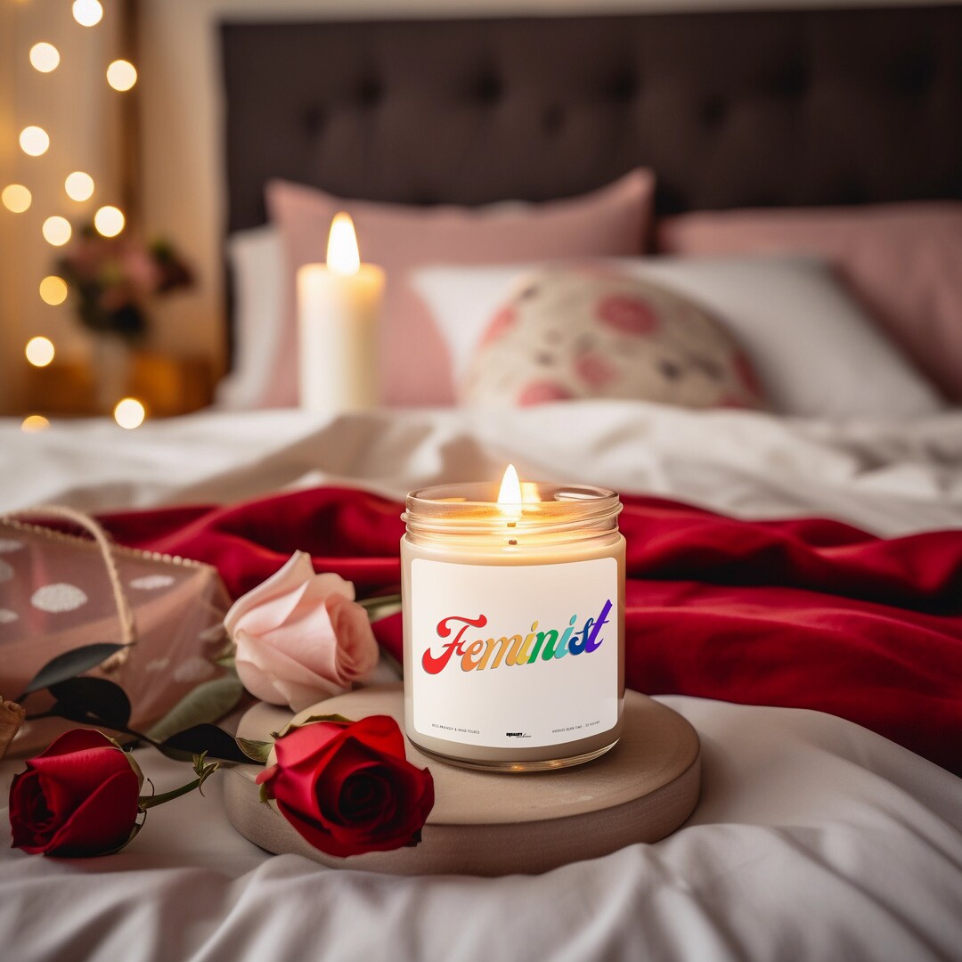 Feminist Gift for Gay Friend Equality Rainbow Pride Gay Valentine's Day