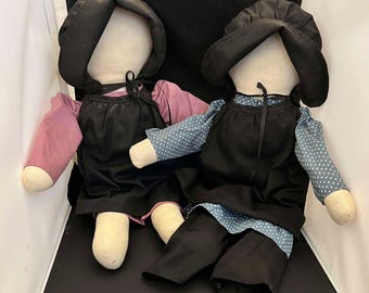 Amish Doll Set of Two.
