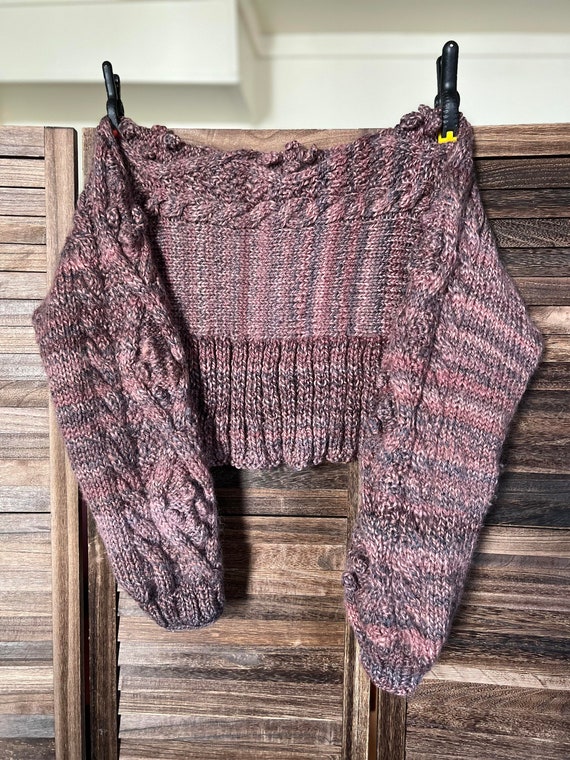 Handmade Brown Shrug- One Size