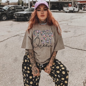 Crash out queen | Yallternative PNG | Grunge Glam Cowgirl | Country Girl Sublimation Design | Outlaw Energy Digital Download