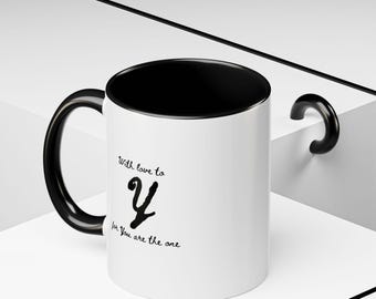Mit Liebe an Y Accent Kaffeetasse | 325 ml 440 ml, Geschenk