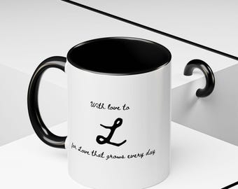 Mit Liebe zu L Accent Kaffeetasse | 325 ml 440 ml, Geschenk