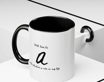 Mit Liebe an An Accent Kaffeetasse | 325 ml 440 ml, Geschenk