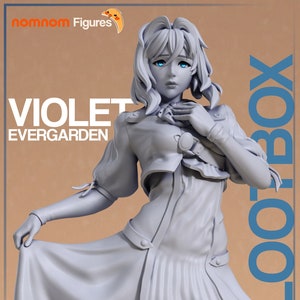 Violet Evergarden - 12K 3D Printed Resin Figure Garage Kit