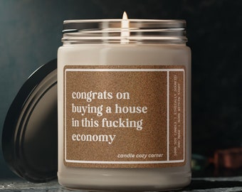 Homeowner Candle, Gift for New Homeowner, Housewarming Gifts, First Time Homeowner, Closing Gift House Closing Gift House Warming