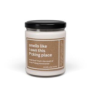 New Homeowner Gift, Housewarming Candle, Closing Day Gift, Closing Gift for House, Funny New House Gift, Condo Owner, House Warming Gift image 8