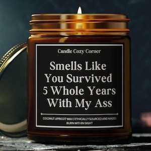 Funny Five-Year Anniversary Gifts, 5th Year Celebration Ideas, Romantic Gifts for Couples, Thoughtful Presents for Girlfriend or Boyfriend