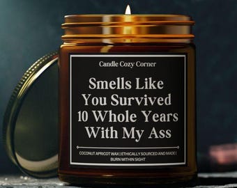 Ten-Year Anniversary Gifts for Couples, 10th Anniversary Funny Presents, Romantic and Thoughtful Gifts for Girlfriend or Boyfriend