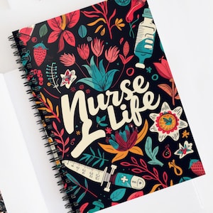 Personalized Nurse Gift - Funny Ruled Notebook with Sarcastic Quotes - Great for Nursing Students, Graduates, and Medical Professionals