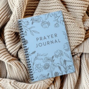 Personalized Christian Devotional Journal - Floral Sermon Notebook for ...