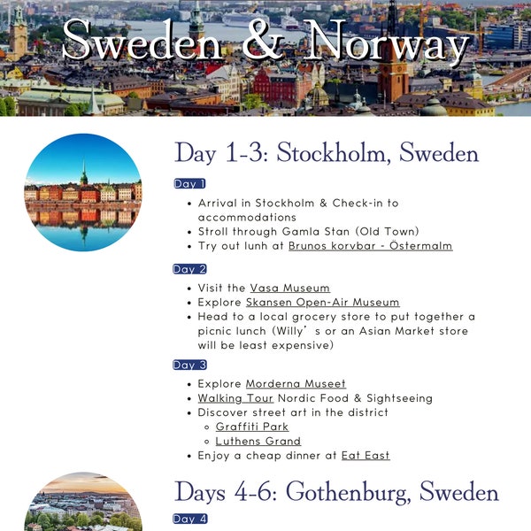 Sweden & Norway 14-Day Itinerary