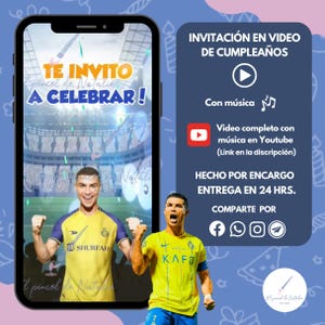 Animated soccer party invitations, soccer birthday invitation, soccer invitation, Portugal soccer, soccer party