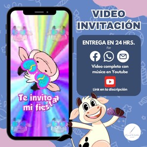 Convite Vaca Lola, convite em vídeo Vaca Lola, Vaca Lola