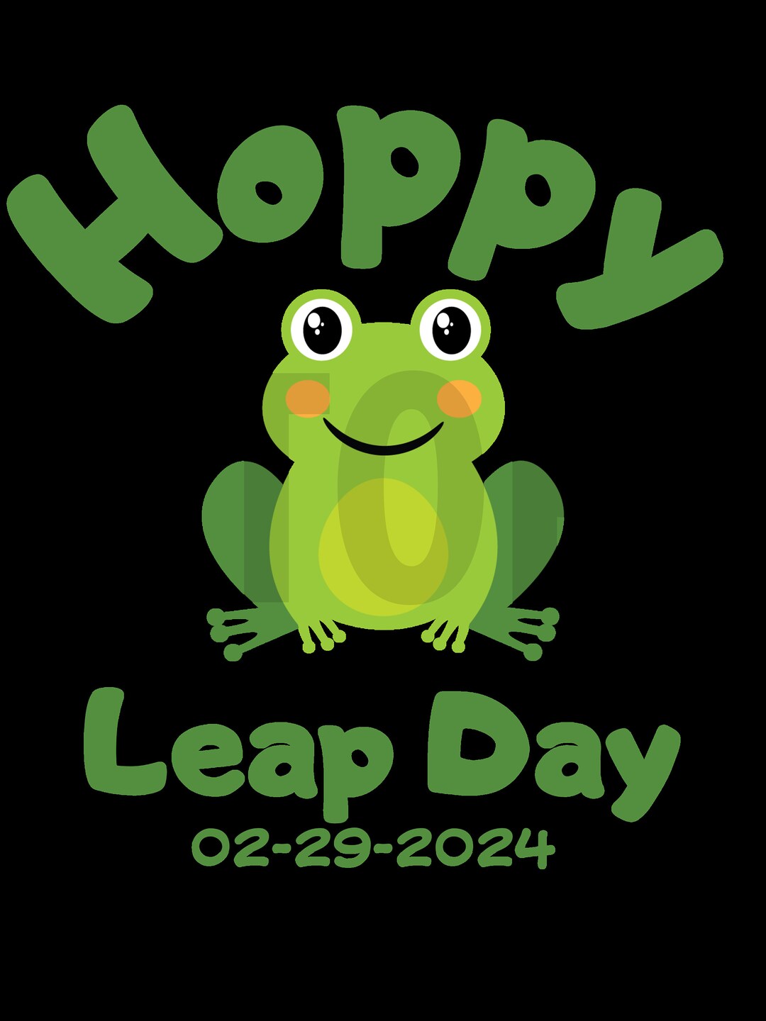 Happy and Hoppy Leap Year Leap Day 2024 Digital File Svg, Png, Jpg, Pdf Etsy Canada