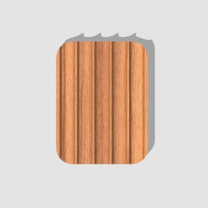 Soap Dish with grooves - 3d STL file for CNC & 3MF file for 3d Printer