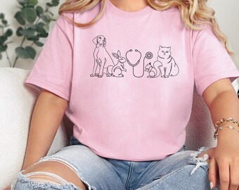 Veterinarian Sweatshirt, Veterinarian Hoodie, Vet Hoodie, Vet School, Animal Doctor Gift, Pet Doctor Gift