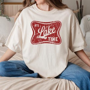 It&#39;s Lake Time Sweatshirt or Hoodie, Lake Life Sweatshirt, Lake Sweatshirt, Camping Hoodie, Lake House Gift, Trending Sweatshirt