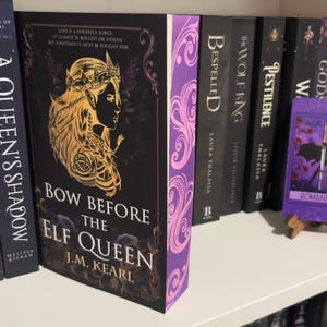 Bow Before the Elf Queen Custom Sprayed Edges