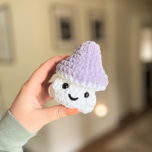 Mushroom Pop-It, Mushroom Fidget Toy, Crochet Mushroom, Crochet Fidget Toys, Mushroom Plushie, Desk Buddy