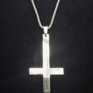 Inverted Cross Necklace