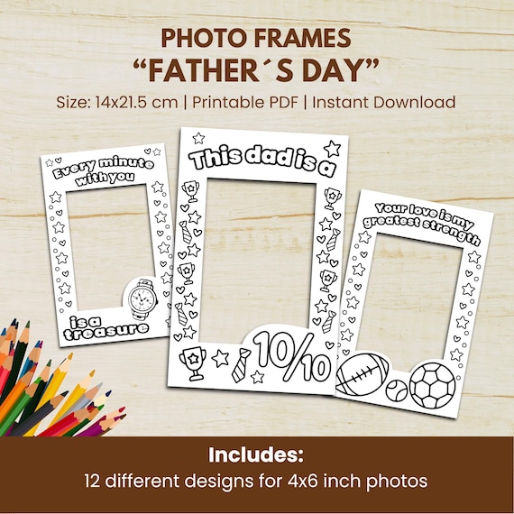 Cornice portafoto con scritta Daddy and Me, regalo di