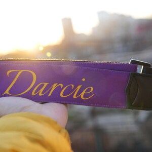 Handwriting Text Guitar Strap, Personalized Musician Gift, Customized Acoustic, Electric, Bass, and Classical Guitar Strap image 2