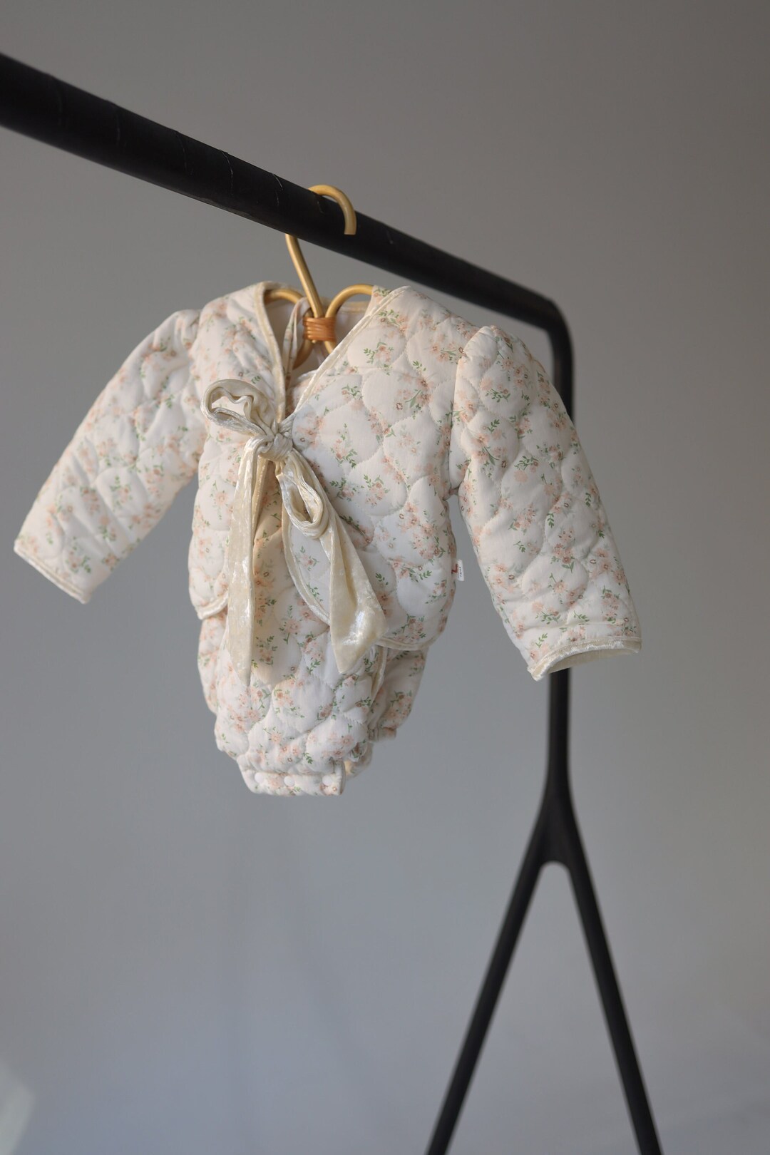 Quilted Set- Baby Romper and Jacket - Etsy