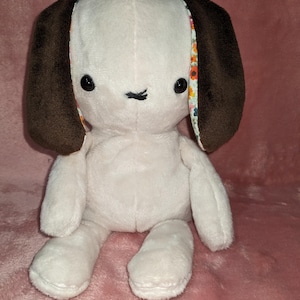 Handmade Weighted Dog Plush – Minky Stuffed Animal – Custom Plushie Available