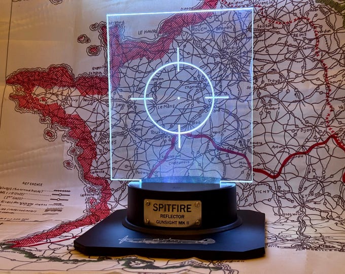 Spitfire Gunsight LED Display: WWII RAF Replica With Remote - Etsy